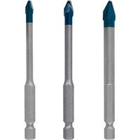 Bosch Expert 3 Piece HEX-9 Hard Ceramic 10x Longer Hard Ceramic Porcelain Tile Drill Bit Set Bosch Expert 3 Piece HEX-9 Hard Ceramic 10x Longer Hard Ceramic Porcelain Tile Drill Bit Set