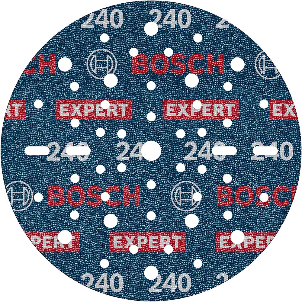 Bosch Professional Grain Bosch Expert O780 Foil Sanding Discs 150Mm 150Mm Pack Of 6 240G