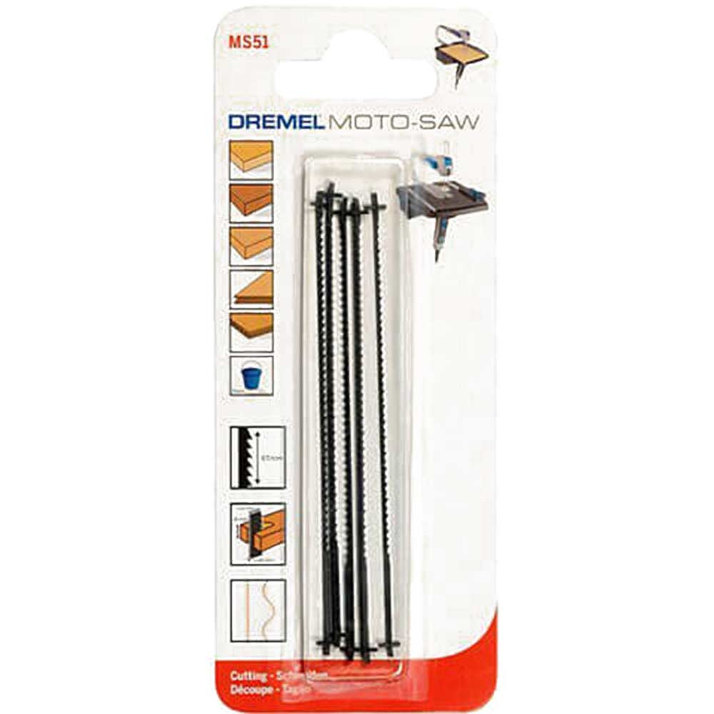 Dremel Ms51 General Wood Cutting Saw Blade Set For Ms20 Moto Saw Large
