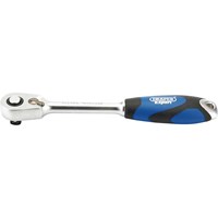Draper 3/8" Drive 60 Tooth Micro Head Soft Grip Ratchet