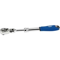 Draper 3/8" Drive 72 Tooth Flexible Head Extending Reversible Ratchet