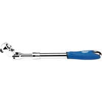 Draper 1/2" Drive 72 Tooth Flexible Head Extending Reversible Ratchet Draper 1/2" Drive 72 Tooth Flexible Head Extending Reversible Ratchet