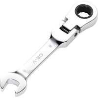 Draper Hi-Torq Stubby Flexible Head Ratchet Combination Spanner Draper Hi-Torq Stubby Flexible Head Ratchet Combination Spanner