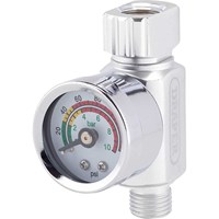 Draper 1/4" BSP On Gun Air Regulator and Gauge 140psi