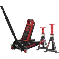 Sealey Premier 3040A Rocket Lift Trolley Jack and Axle Stands Set Sealey Premier 3040A Rocket Lift Trolley Jack and Axle Stands Set