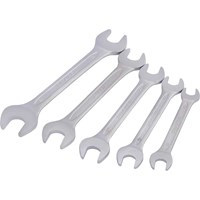 Draper 5 Piece Double Open End Spanner Set Metric Draper 5 Piece Double Open End Spanner Set Metric