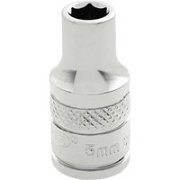 Draper 1/4" Drive Polished Finish Hexagon Socket Metric Draper 1/4" Drive Polished Finish Hexagon Socket Metric