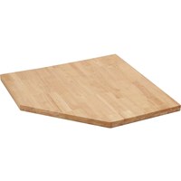 Bunker Modular Hardwood Worktop for Corner Cabinet