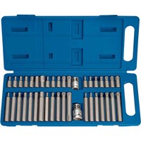 Draper Expert 40 Piece 1/2" and 3/8" Drive Hexagon Bit Set
