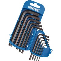 Draper 10 Piece Hexagon Allen Key Set Metric