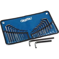 Draper 25 Piece Hexagon Allen Key Set Metric and Imperial