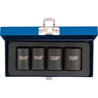 Draper Expert 4 Piece 1/2" Drive Locking Wheel Nut Socket Set