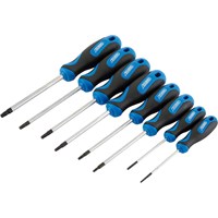 Draper 8 Piece Soft Grip Torx and Security Torx Screwdriver Set