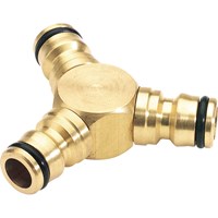 Draper Expert 3 Way Garden Hose Pipe Connector Draper Expert 3 Way Garden Hose Pipe Connector