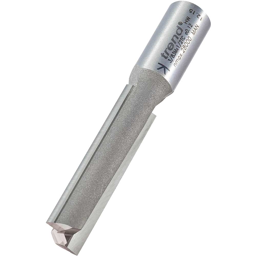 Trend 3/83Dcx1/2Tc Two Flute Worktop Jig Router Cutter Size 3