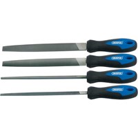 Draper 4 Piece Soft Grip Engineers File Set Draper 4 Piece Soft Grip Engineers File Set