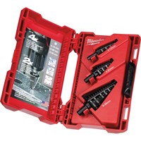 Milwaukee 3 Piece HSS Step Drill Bit Set