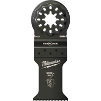 Milwaukee Bi-Metal Starlock Oscillating Multi Tool Plunge Saw Blade  Milwaukee Bi-Metal Starlock Oscillating Multi Tool Plunge Saw Blade