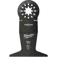 Milwaukee Bi-Metal Starlock Oscillating Multi Tool Plunge Saw Blade  Milwaukee Bi-Metal Starlock Oscillating Multi Tool Plunge Saw Blade