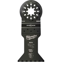 Milwaukee Bi-Metal Starlock Oscillating Multi Tool Plunge Saw Blade  Milwaukee Bi-Metal Starlock Oscillating Multi Tool Plunge Saw Blade