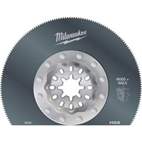 Milwaukee Starlock Oscillating Multi Tool Segment Saw Blade  Milwaukee Starlock Oscillating Multi Tool Segment Saw Blade