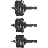 Milwaukee 3 Piece Shockwave Impact Duty Holesaw Set Milwaukee 3 Piece Shockwave Impact Duty Holesaw Set