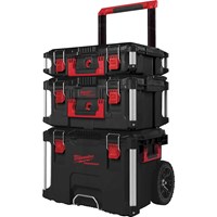 Milwaukee Packout 3 Piece Trolley Tool Case Set Milwaukee Packout 3 Piece Trolley Tool Case Set