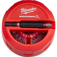 Milwaukee 16 Piece Shockwave Impact Screwdriver Bit Set Milwaukee 16 Piece Shockwave Impact Screwdriver Bit Set