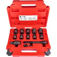 Milwaukee 13 Piece 1/2" Hex Shockwave Impact Standard Socket Set Milwaukee 13 Piece 1/2" Hex Shockwave Impact Standard Socket Set