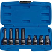 Draper 8 Piece 1/2" Drive Tamper Proof Impact Spline Socket Bit Set Draper 8 Piece 1/2" Drive Tamper Proof Impact Spline Socket Bit Set