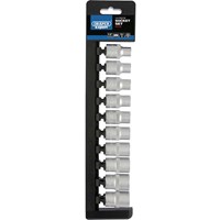 Draper Expert 10 Piece 1/2" Drive Hex Socket Set Metric Draper Expert 10 Piece 1/2" Drive Hex Socket Set Metric