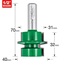 Trend CRAFTPRO Offset Tongue and Groove Router Cutter Trend CRAFTPRO Offset Tongue and Groove Router Cutter