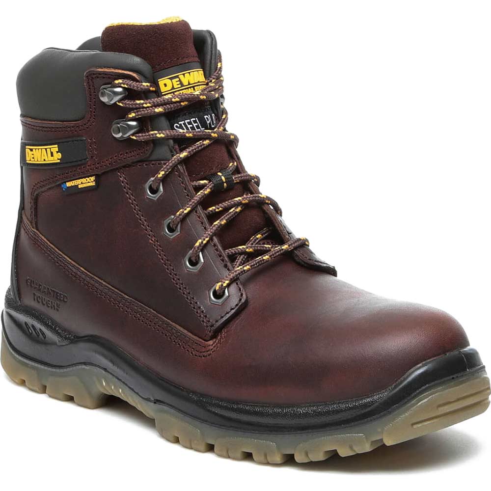 DeWalt Titanium Waterproof Safety Boots - Tan, UK 11 EUR 46