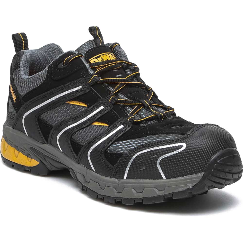 Dewalt Black / Grey Cutter Lightweight Sports Safety Trainers Medium