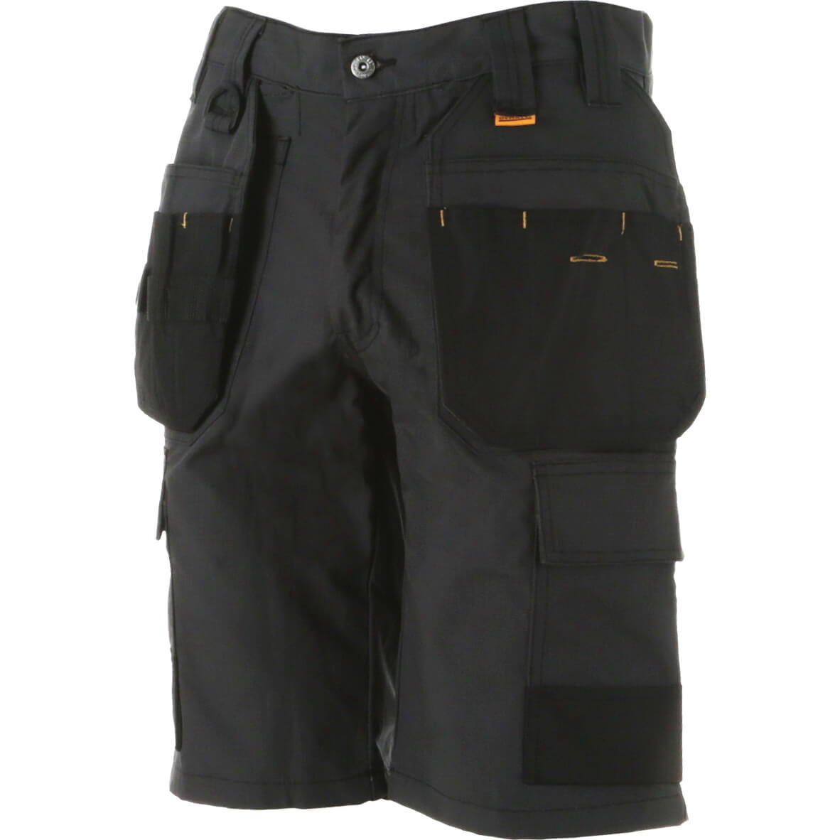Photos - Safety Equipment DeWALT Cheverley Ripstop Multi Pocket Work Shorts Grey 32" 