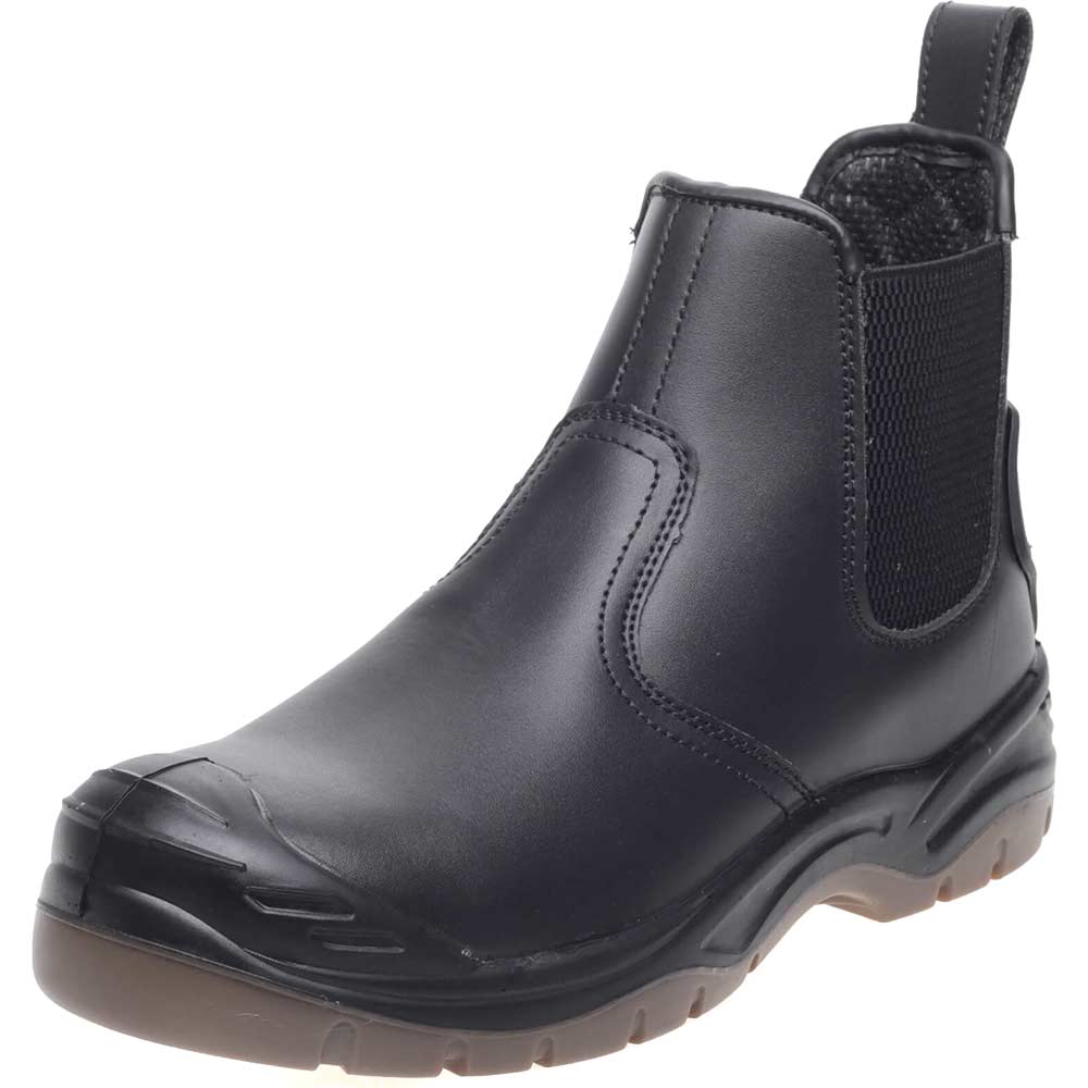 Apache Black Ap71 Safety Dealer Boots Size 9