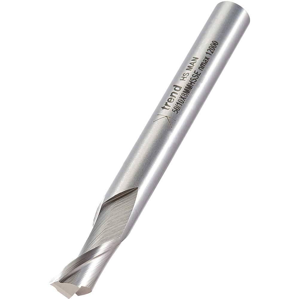 Trend Aluminium Upvc Single Flute Helical Upcut Cutter Size 10