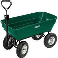 Draper Larger Heavy Duty Tipping Garden Trolley