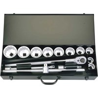 Elora 15 Piece 1" Drive Bi Hex Master Socket Set Metric Elora 15 Piece 1" Drive Bi Hex Master Socket Set Metric