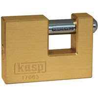 Kasp 170 Series Brass Shutter Padlock Kasp 170 Series Brass Shutter Padlock