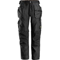 Snickers 6224 Mens Allround Work Canvas Stretch Fit Work Trousers Holster Pockets Snickers 6224 Mens Allround Work Canvas Stretch Fit Work Trousers Holster Pockets