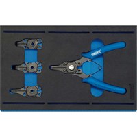 Draper 5 Piece Interchangeable Circlip Plier Set In Eva Insert Tray Draper 5 Piece Interchangeable Circlip Plier Set In Eva Insert Tray