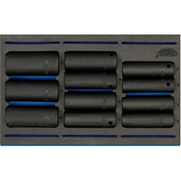 Draper 11 Piece 1/2" Drive Impact Socket Set In Eva Insert Tray Draper 11 Piece 1/2" Drive Impact Socket Set In Eva Insert Tray