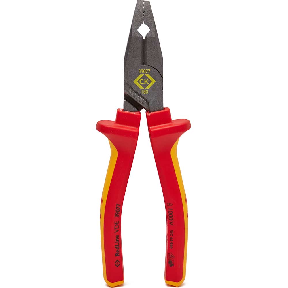 Ck Tools Ck Redline Vde Insulated Electricians Combination Pliers Medium
