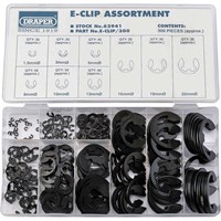 Draper 300 Piece E Clip Assortment