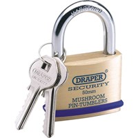 Draper Solid Brass Padlock Draper Solid Brass Padlock