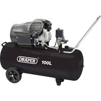 Draper DA100/412TV Air Compressor 100 Litre