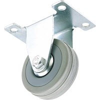 Draper Fixed Plate Fixing Rubber Wheeled Castor Draper Fixed Plate Fixing Rubber Wheeled Castor