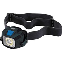 Draper COB SMD LED Wireless/USB Rechargeable Head Torch Draper COB SMD LED Wireless/USB Rechargeable Head Torch