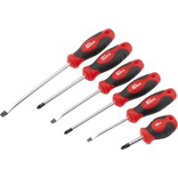 Draper Redline 6 Piece Soft Grip Pozi Screwdriver Set